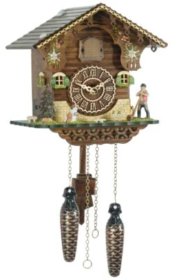 KU423QM - Quartz Musical Chalet W/ Horn Blower