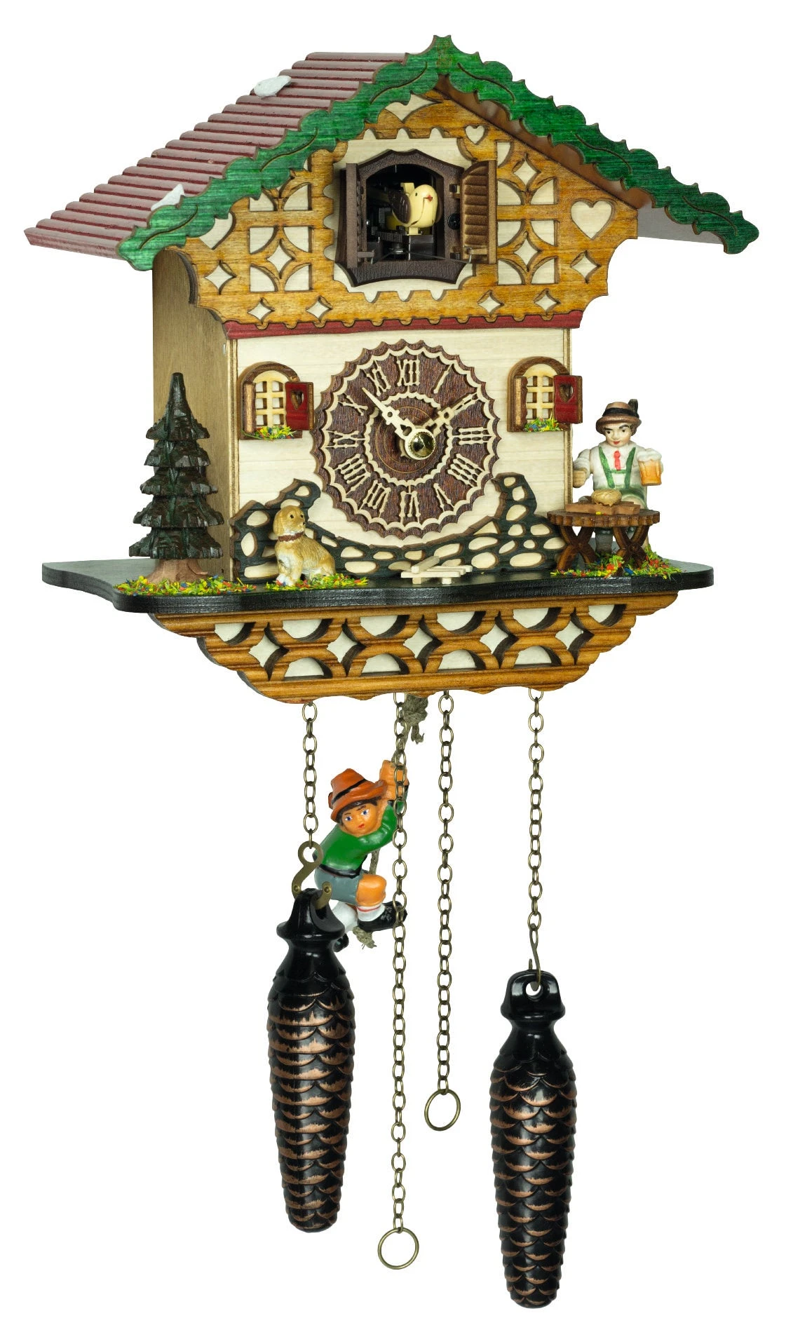 KU4264QMS - Quartz Musical Cuckoo With Beer Drinker 1 KU4264QMS - Quartz Musical Cuckoo With Beer Drinker