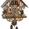 KU4266QMT - Quartz Musical Chalet W/Animated Wandering Boy