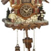 KU4272QM - Quartz Musical Chalet With Erzgebirge Figurines