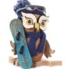 146/1670/15 - Snowboarding Owl Smoker