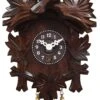 20P - Novelty Key Wind 5 Leaf Cuckoo Clock