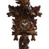 KU47003 - 1 Day Five Leaf Cuckoo Clock With Feeding Birds
