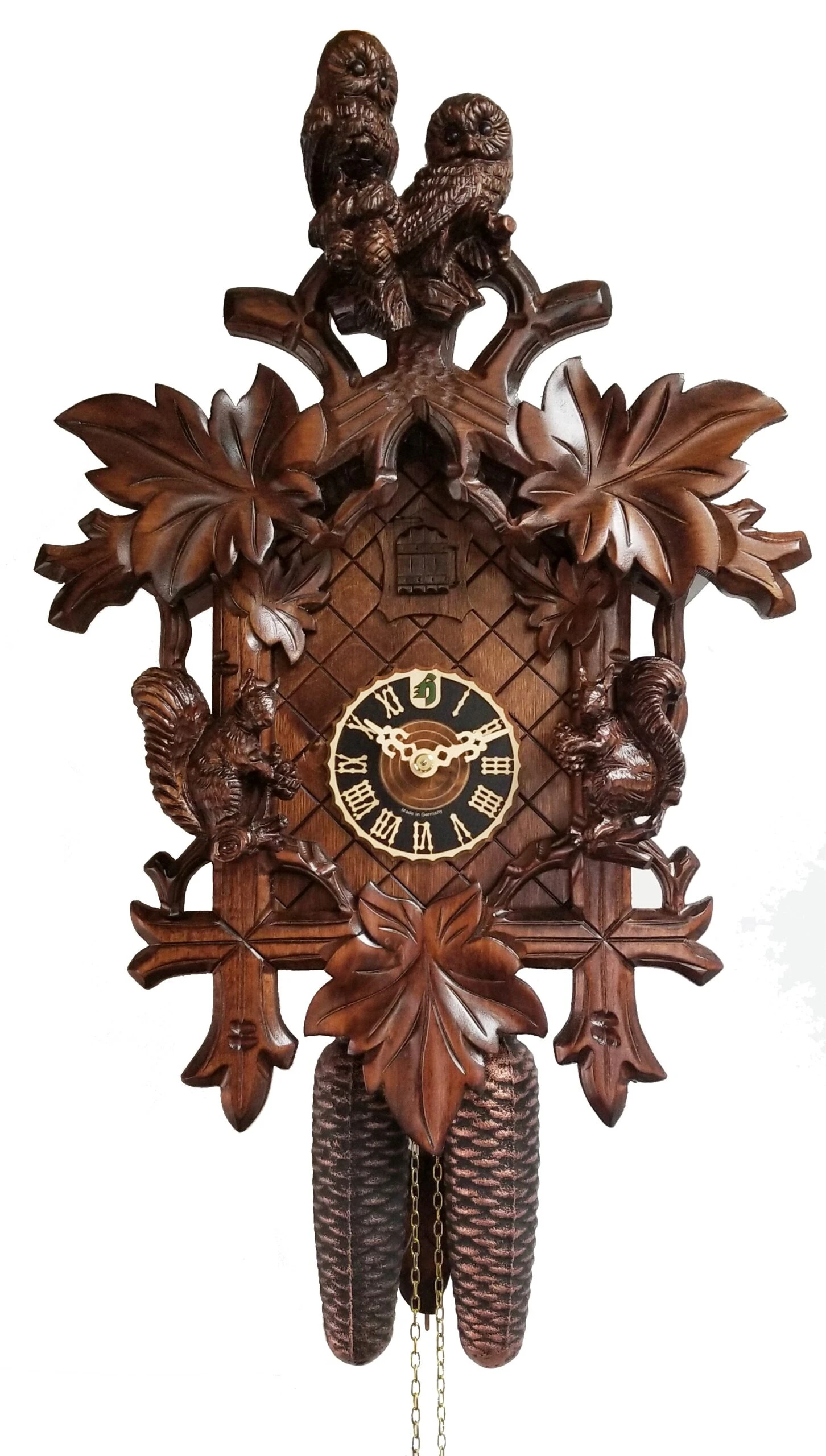 KU8634 - 8 Day Owls And Squirrels Cuckoo 1 KU8634 - 8 Day Owls And Squirrels Cuckoo