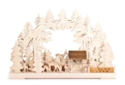 202/90648 - Schwibbogen With Deer Scene
