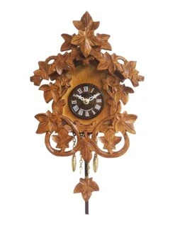 2030PQ - Novelty Cuckoo Clock With Grapevine Motif