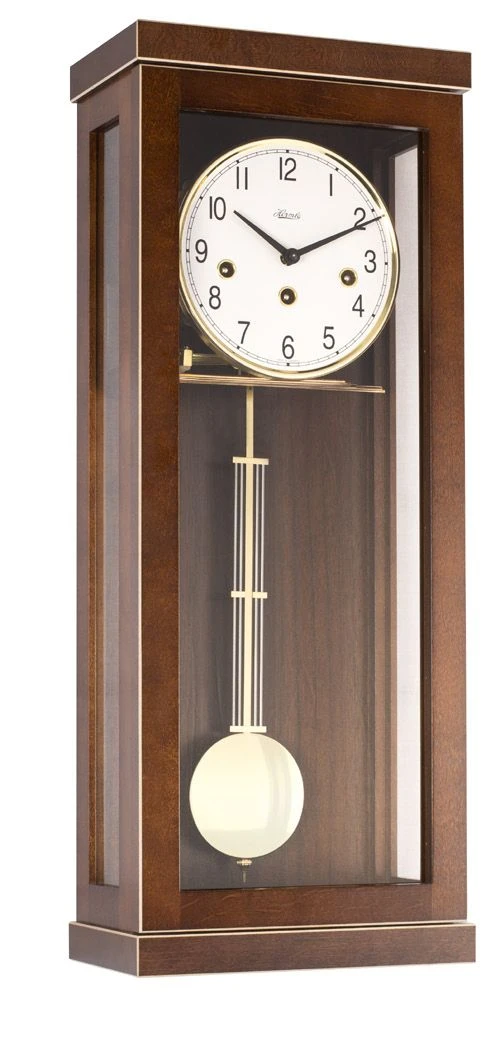 70989-030341 - Carrington Wall Clock In Walnut 1 70989-030341 - Carrington Wall Clock In Walnut
