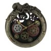 Steampunk Octopus Porthole Wall Clock