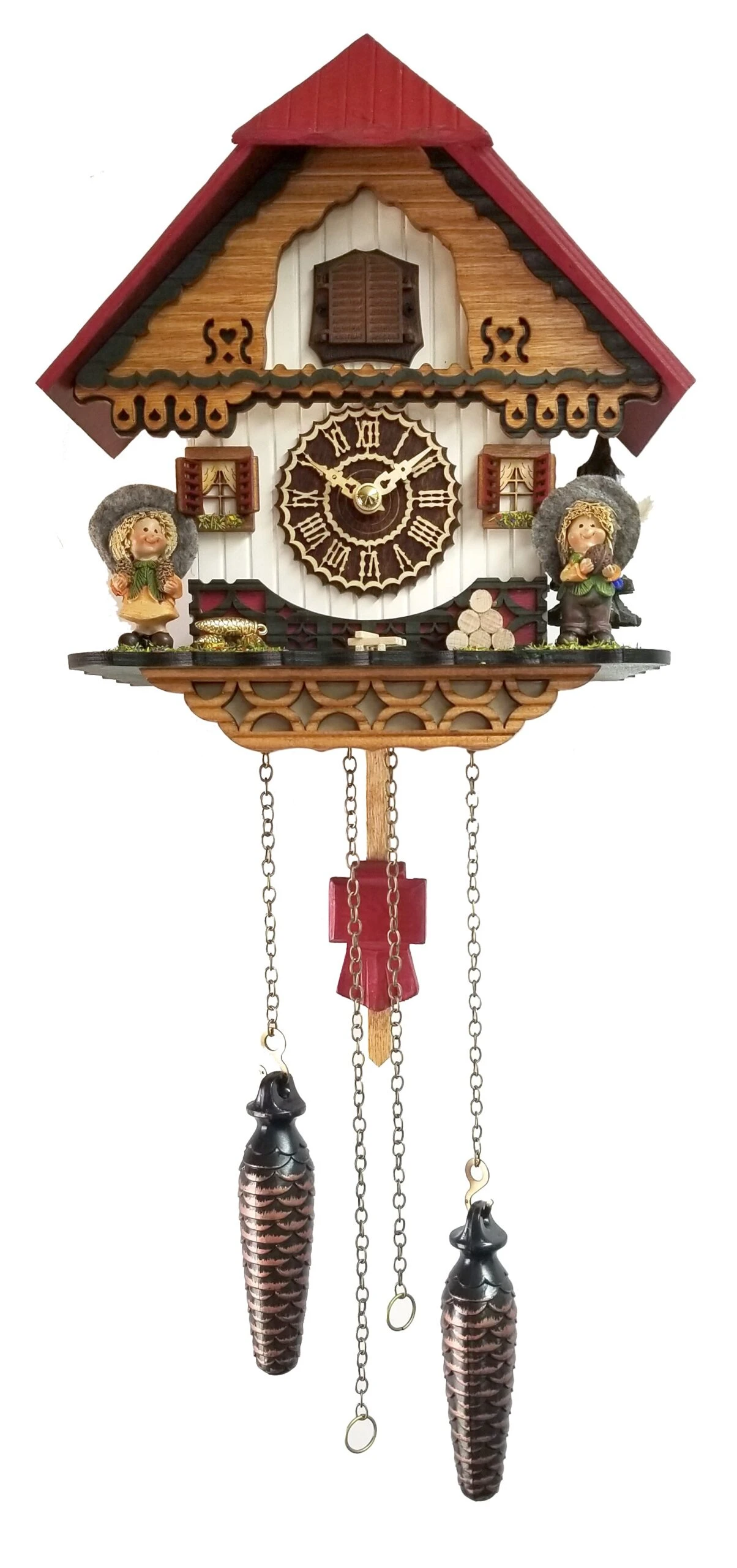 KU4256QM - Quartz Musical Cuckoo W/ Nature Man & Woman 1 KU4256QM - Quartz Musical Cuckoo W/ Nature Man & Woman