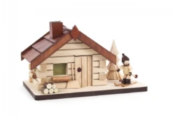 146/1585 - Smoker House With Skier