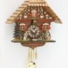 2054PQ - Novelty Chalet Cuckoo Clock With Boy And Girl
