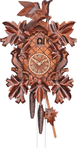 KU11013nu - 1 Day 7 Leaf 3 Bird Cuckoo Clock 1 KU11013nu - 1 Day 7 Leaf 3 Bird Cuckoo Clock