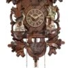 KU387QM - Quartz Musical Cuckoo With Hunter And Goat