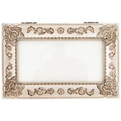 97069 - Small Classic Antique Silver Music Box - Plays “My Favorite Things”