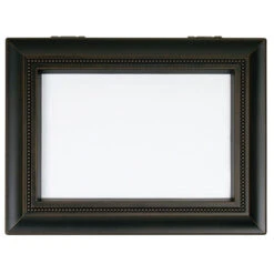 97095 - Large Antique Black Music Box - Plays "Fur Elise"