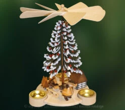 9932-114 - Large Green Tree With Pyramid