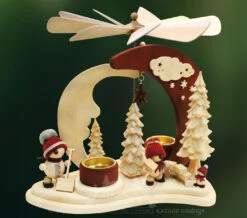 9932-450-7-1 - Pyramid With Snowmen