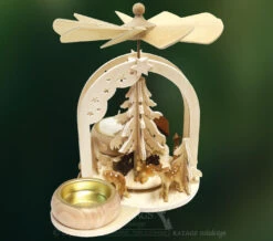 9938-33 - Miniature Pyramid With Deer