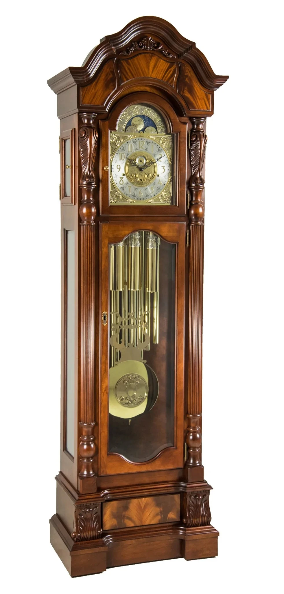 10953-N91171 - Hermle Anstead Grandfather Clock In Cherry 1 10953-N91171 - Hermle Anstead Grandfather Clock In Cherry