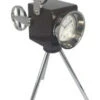 C1007BK - Black & Silver Movie Projector Miniature Clock