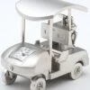 C295SIL - Silver Golf Cart Mini Clock
