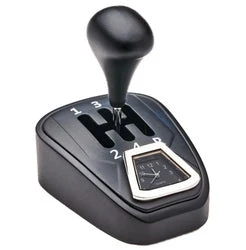 C3286BK - Black Stick Shift Miniature Clock
