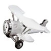 C3569WH - White Plane Miniature Clock