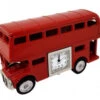 C1008RD - London Double Decker Bus Mini Clock