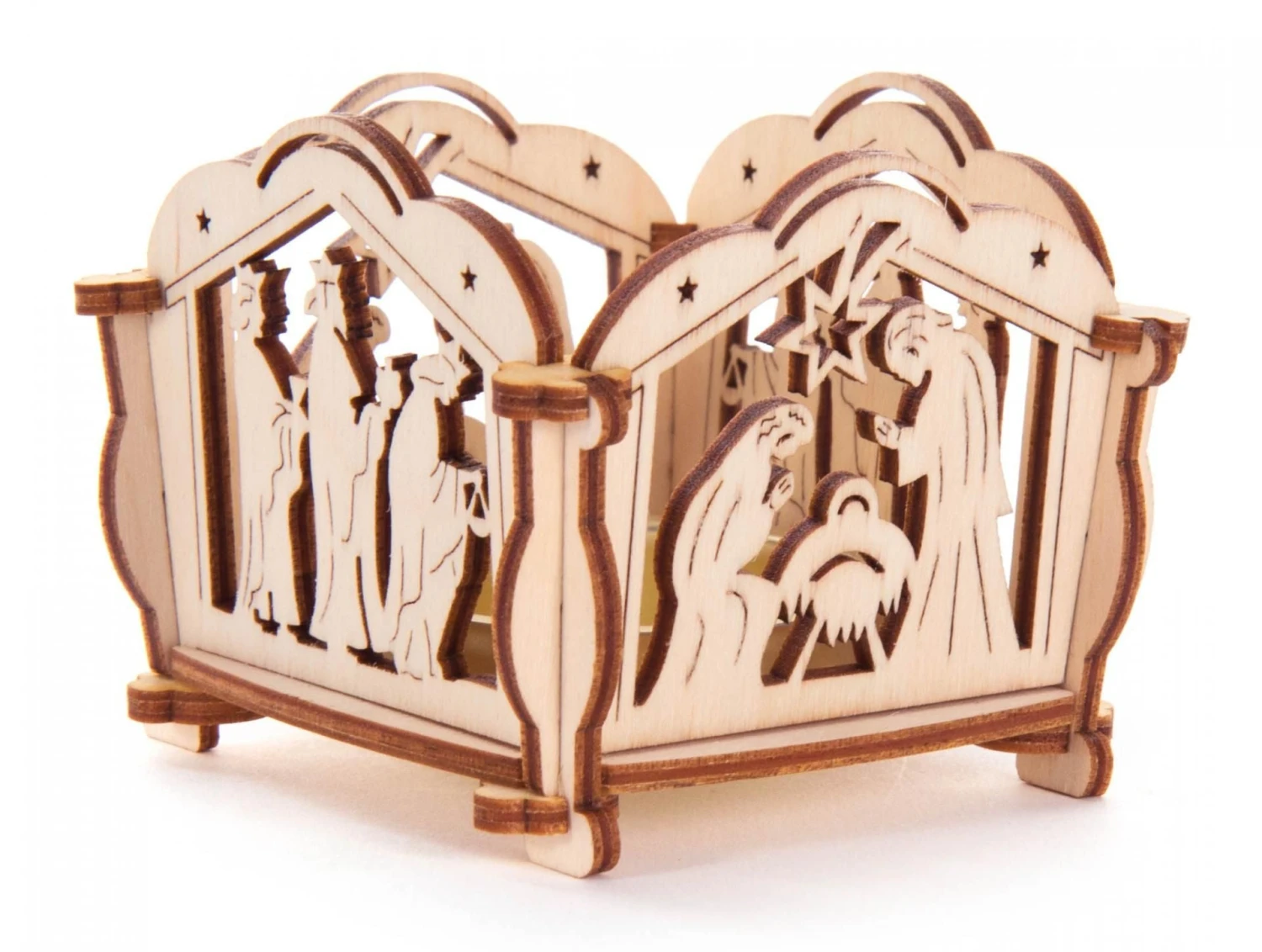 H15/90 - Nativity Scene Candle Holder Kit 1 H15/90 - Nativity Scene Candle Holder Kit