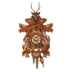 KU1621ex - One Day Dead Animal Hunter Cuckoo Clock