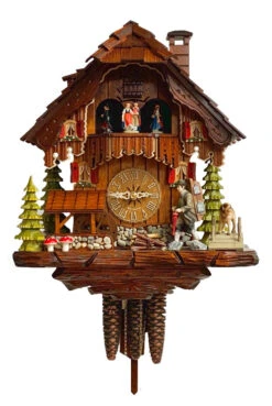 KU3629ex - 1 Day Musical Chalet With Clock Peddler