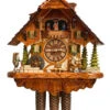 KU37358ex - 8 Day Musical Chalet With Wood Chopper & Clock Peddler