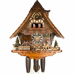 KU8266M - 8 Day Musical Chalet With Shingler 1 KU8266M - 8 Day Musical Chalet With Shingler