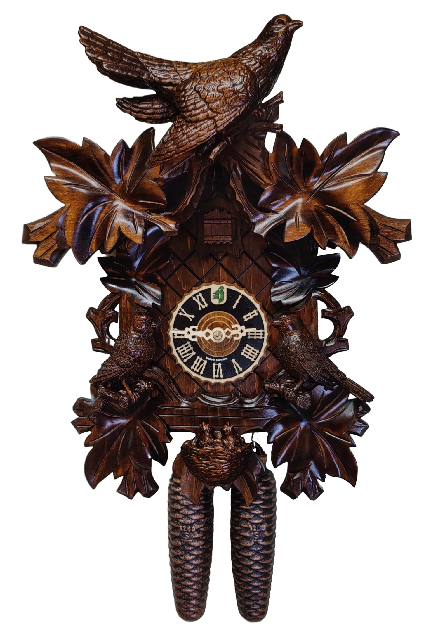 KU87234 - 8 Day Nesting Birds Cuckoo Clock 1 KU87234 - 8 Day Nesting Birds Cuckoo Clock