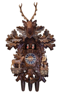 KU87266M - 8 Day Musical Moving Hunter & Stag