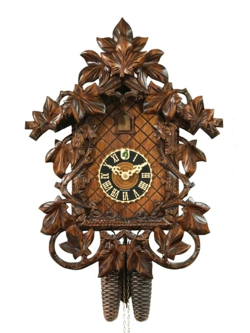KU8905 - 8 Day Grape Leaf Cuckoo Clock -Cheap Clocks Store KU8905