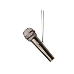 OMFONB - Microphone Ornament In Black