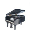 OPYBK - Ornament-3" Baby Grand Piano Black