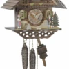 KU1513 - 1 Day Chalet Cuckoo With Man And Woman On Bench