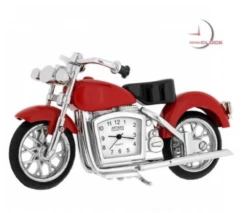 C1046RD - Harley Style Motorcycle Mini Clock
