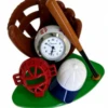 C3609RD - Baseball Miniature Clock