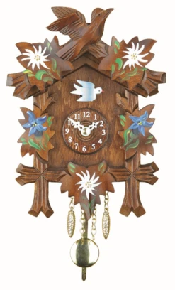 71P - Novelty Key Wind With Painted Flowers