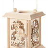 198/143 - Lantern Style Tealight Holder W/ Owls