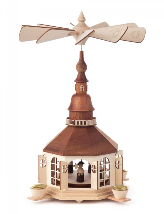 085/274 - Seiffen Church Themed Pyramid 1 085/274 - Seiffen Church Themed Pyramid