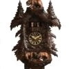 KU87095M - 8 Day Musical Chalet Cuckoo Clock With Bears & Pine Trees