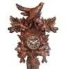 KU47003bl - 1 Day Feeding Birds Cuckoo Clock With Painted Flowers