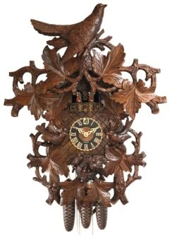 KU8046M - 8 Day Musical Sculpted Cuckoo With Nesting Birds