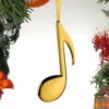 OG8N - Gold 8th Note Ornament