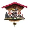 2058PQ - Novelty Chalet Cuckoo Clock With Stable Boy