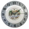 1-13 - Porcelain Plate Clock